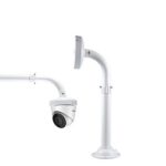 LX-60-120 cm | L-shape Extendable Universal Metal Telescopic Stretch Length: 60 - 120 cm Color: white - Image 3