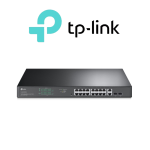 TP-Link 18-Port Gigabit Rackmount PoE Switch with 16 PoE+