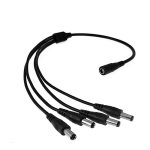 4 Way DC Power Splitter Cable Cord for CCTV Camera 4 Male 1 Female 5.5mm*2.1mm - Image 2