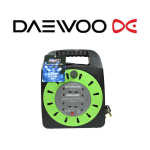 DAEWOO 4 GANG 25 METRE HANDBAG REEL EXT1035GED