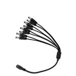 8 Way DC Power Splitter Cable Cord for CCTV Camera 8 Male 1 Female 5.5mm*2.1mm - Image 5