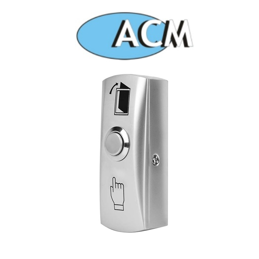 ACM-K14-Zinc-Alloy-Exit-3.png ACM Door release exit push Button with Back box Zinc Alloy surface mounting ACM-K14 - Image 1