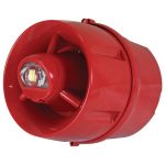 C-TEC ActiV Conventional Hi-Output W-2.75-9 Wall VAD c/w 100dB(A) Sounder (deep base) With Light