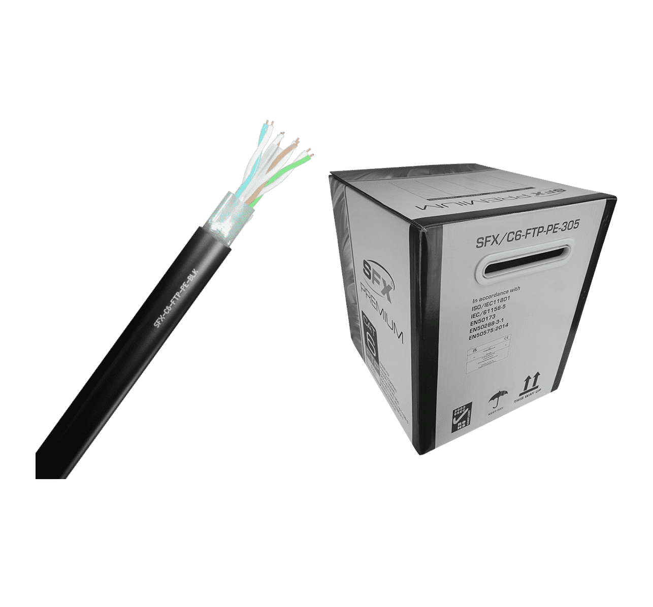 CAT6E-100M-SFX-SOLID-COPPER-NETWORK-OUTDOOR-BLACK.png CAT6 305m External BLACK SFX Premium - Image 1