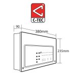 C-TEC CFP 8 Zone Repeater Panel CFP760 - Image 3