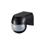 PIR Motion Sensor IP44 Black with Override function-ES-P15AB