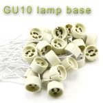 4X GU10 Halogen LED Light Bulb Lamp Holder Base Socket Wire Connector