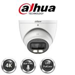 DAHUA 8MP CAMERA FULL COLOUR LED AUDIO white GEN 2 | HDW1809TP-A-LED-S2