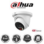 8MP Full-color Smart Dual Light Fixed-focal Eyeball WizSense Network Camera