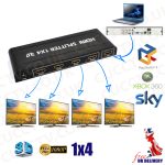 HD Hub: HDMI SPLITTER 4K 4 PORTS 4 WAY HD hub 1080p HD TV - Image 5