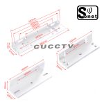 Z&L Mounting Bracket for 280KG 600lbs Electric Magnetic Lock Door Access Control - Image 6