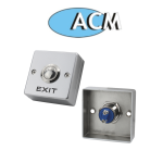 ACM Door release exit push Button with Back box Zinc Alloy surface mounting ACM-K15A - Image 2