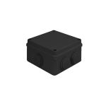 85x85mm Junction Box IP55 Terminal box CCTV Outdoor Weather proof (Black)