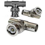 BNC 2 WAY T SPLITTER Connector CCTV camera Cable MONITOR SOCKET TEE JUNCTION - Image 2