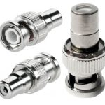 BNC  FEMALE to PHONO MALE RCA CONNECTOR CCTV CAMERA CABLE MONITOR SOCKET