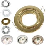 GOLD COLOR GU10 AND MR16  SPOTLIGHT STEEL DOWN LIGHT Round  Luminaire TILT BEAM