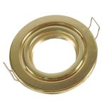 GOLD COLOR GU10 AND MR16  SPOTLIGHT STEEL DOWN LIGHT Round  Luminaire TILT BEAM - Image 3