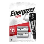 Energizer CR123A Lithium Battery Double Pack for Ajax PIR Sensors