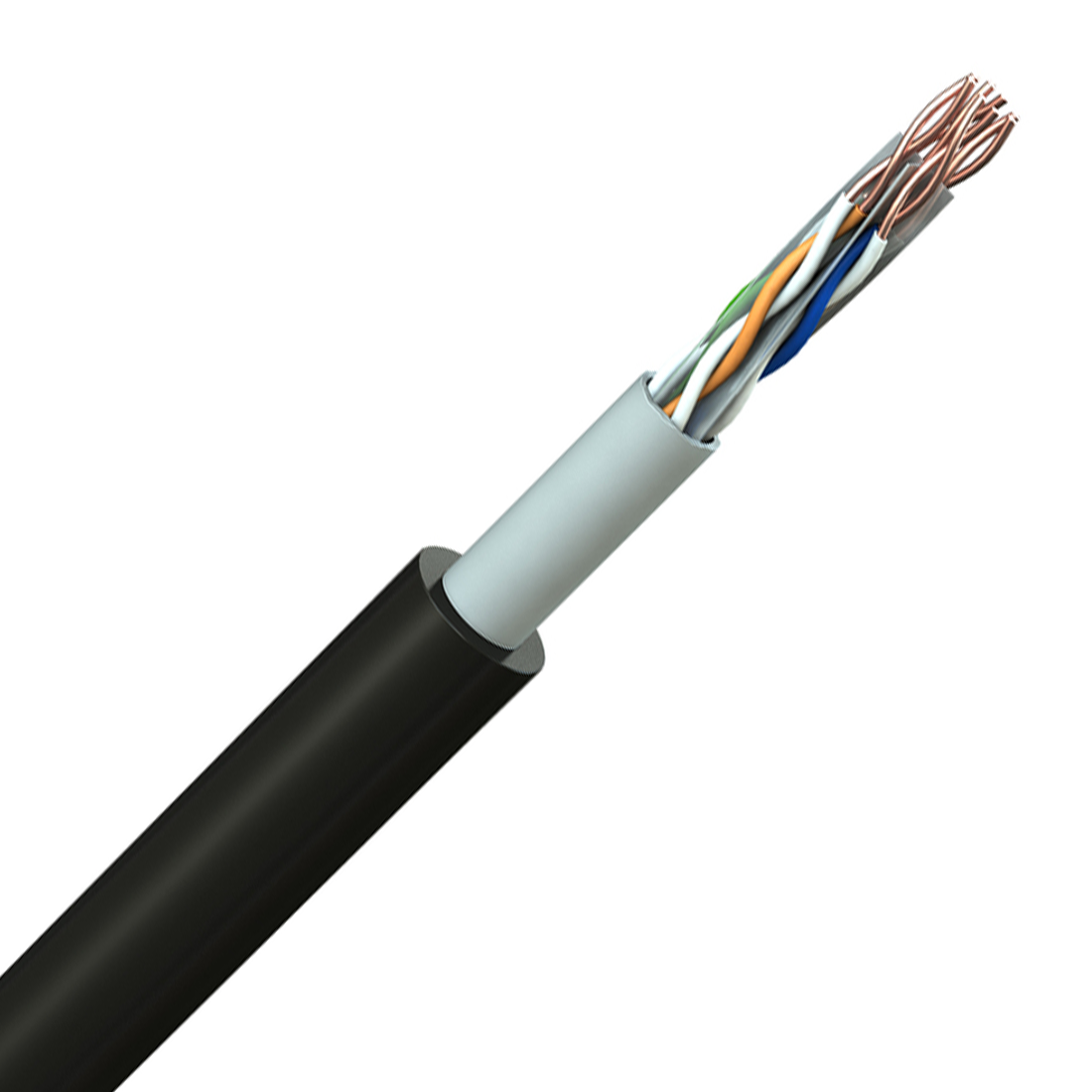 cat6e_black_1200x1200.png CAT6 UTP Solid Copper Network Cable 305m Indoor Outdoor Black - Image 1