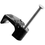 Flat Cable Clips 4mm for Twin Shotgun RG59 and Cat6 Cable